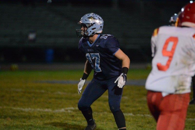 Dan Drop on the field in Crawford Stadium in the 2016 PIAA District 1 playoff game vs Haverford. 