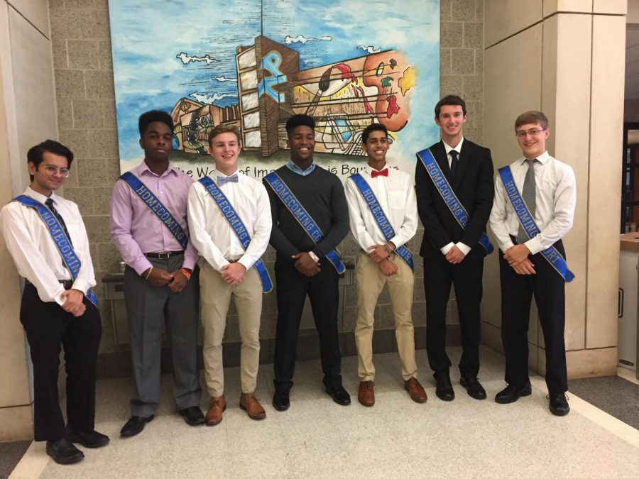 NPHS: The 2018 Homecoming King candidates pose for a picture