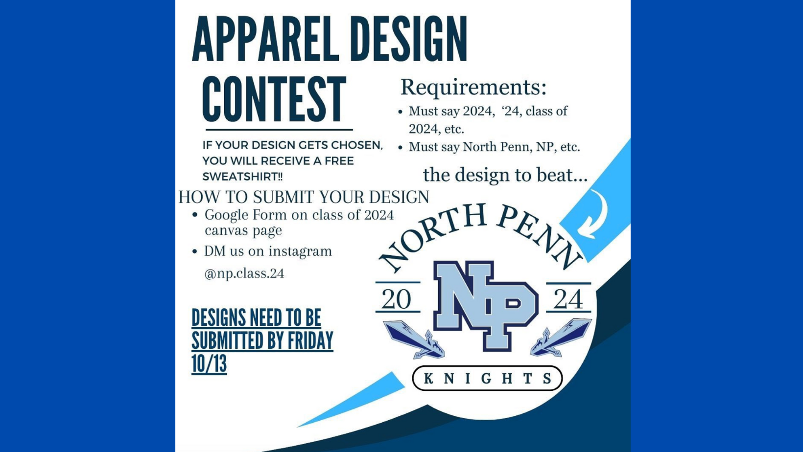 Class Of 2024 Holding Apparel Design Contest The Knight Crier   Untitled Design 