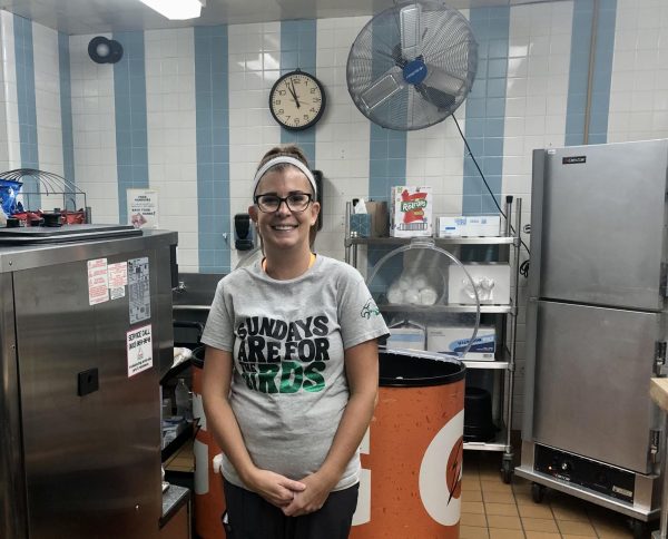 Barnes mixing it up at the NPHS Cafeteria