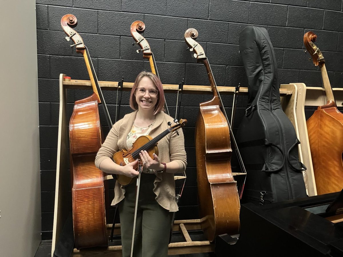 Mrs. Kelly Santanello excited to share her passion for orchestra