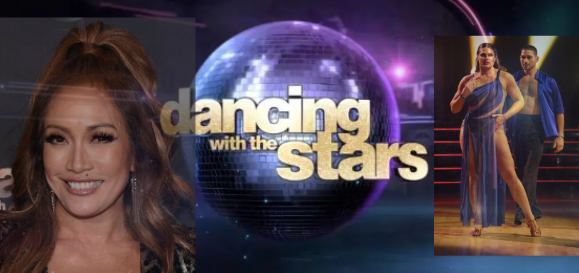 Dancing With the Stars judge Carrie-Ann Inaba and contestants of Season 33