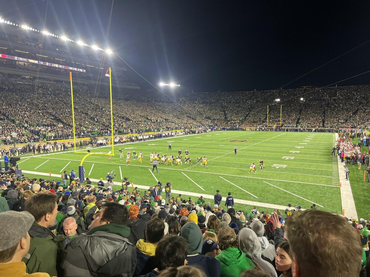 Fans pack Notre Dame Stadium for game against USC October 14, 2023