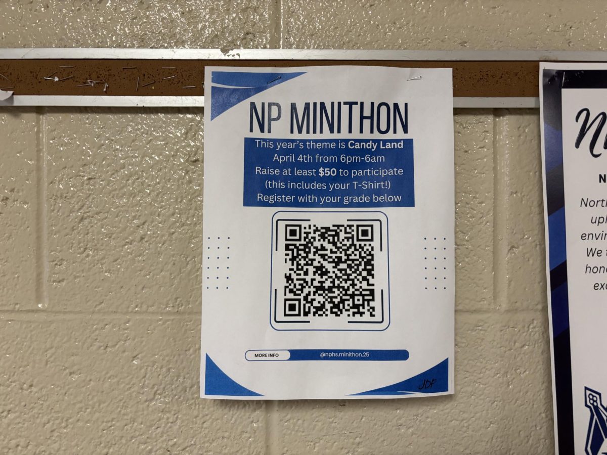 Flyers are posted all through the halls of North Penn, filled with information about the upcoming Mini-THON.